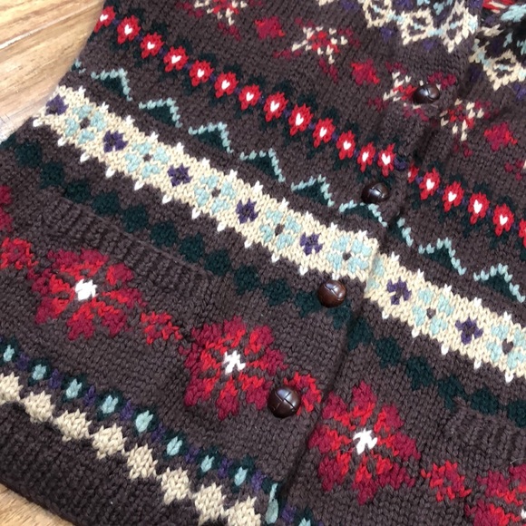 Vintage Ralph Lauren Hand Knit Cardigan - Picture 13 of 15